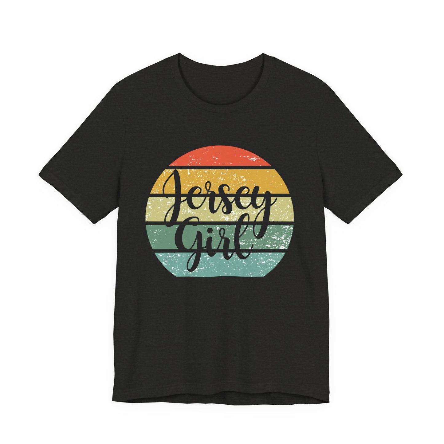 Jersey Girl Vintage Tee, Casual T-Shirt, Summer Top, Gift for Her, Birthday Celebration, Beachwear, Retro Style