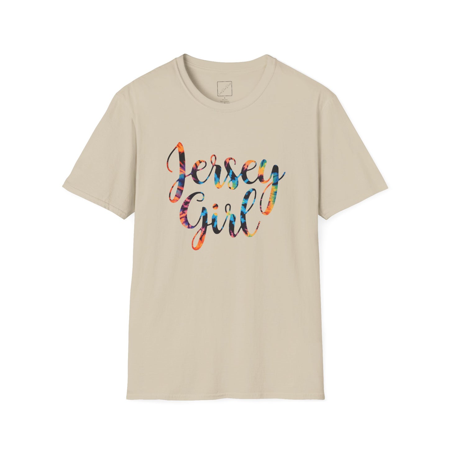 Jersey Girl T-Shirt, Unisex Softstyle Tee, Casual Wear, Gift for Jersey Residents, Summer Fashion, Birthday Present