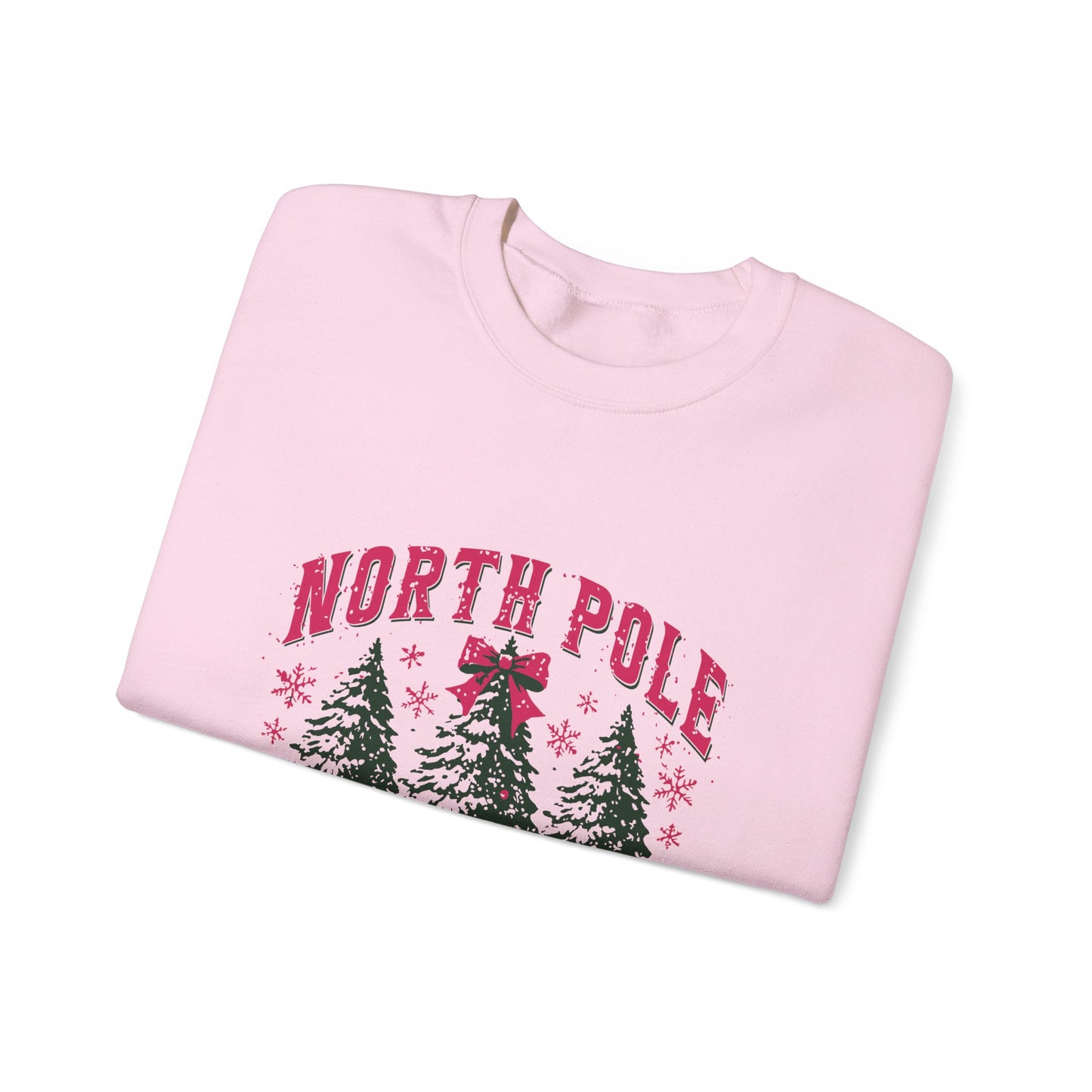 North Pole Christmas Tree Farm Unisex Heavy Blend™ Crewneck Sweatshirt