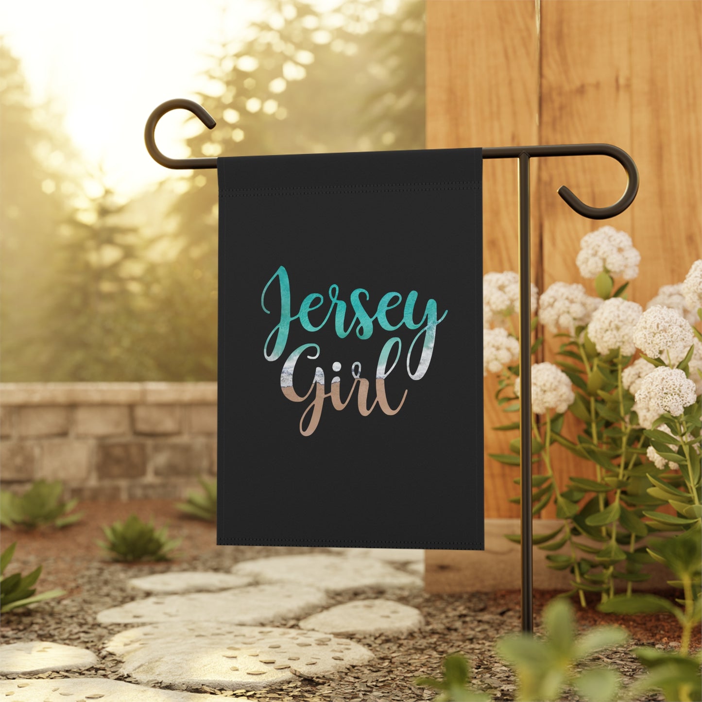 Jersey Girl Garden Banner | Outdoor Decor | Home & Garden Flag | Seasonal Decoration | Personalized Yard Sign | Gift for Garden Lovers