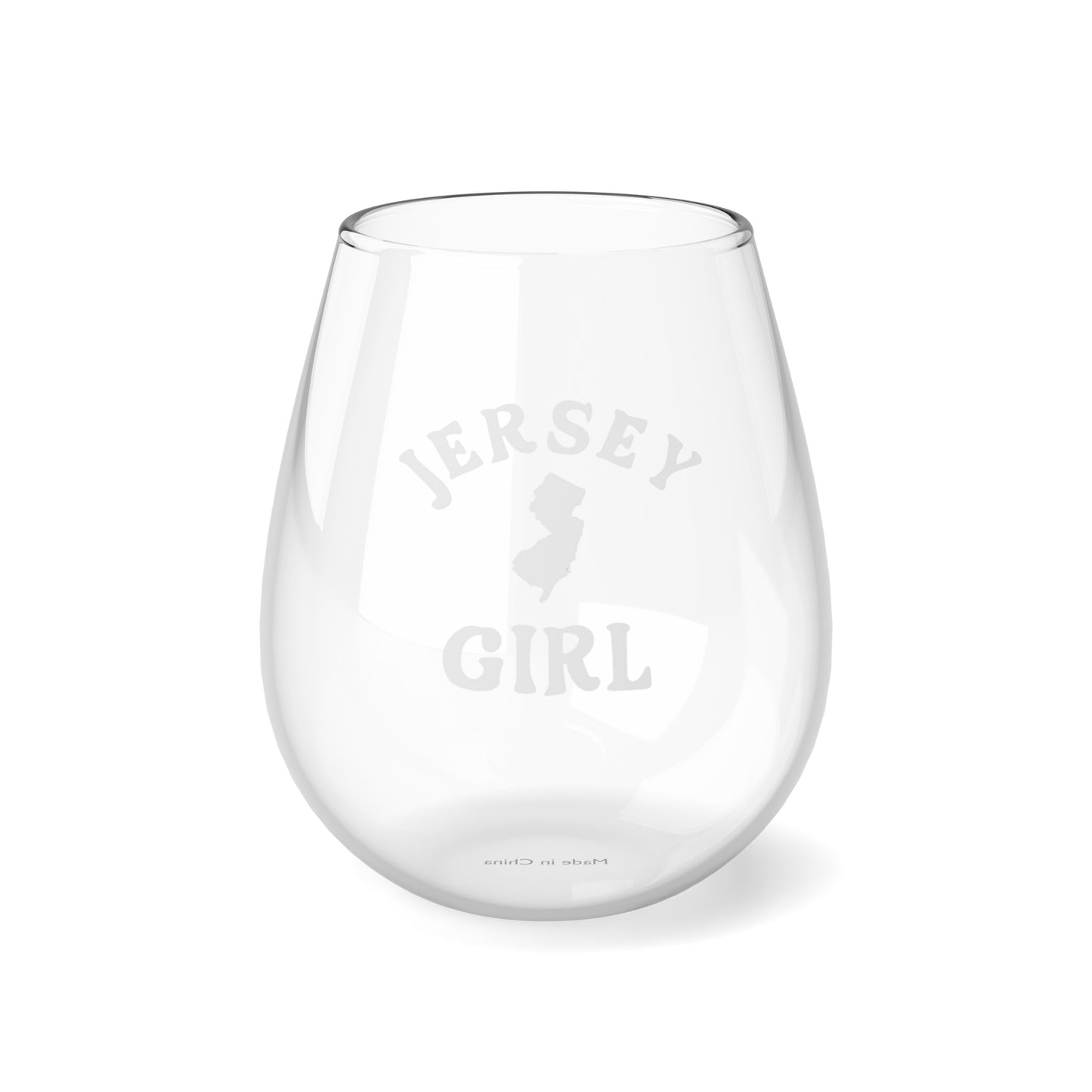 Jersey Girl Stemless Wine Glass, 11.75oz