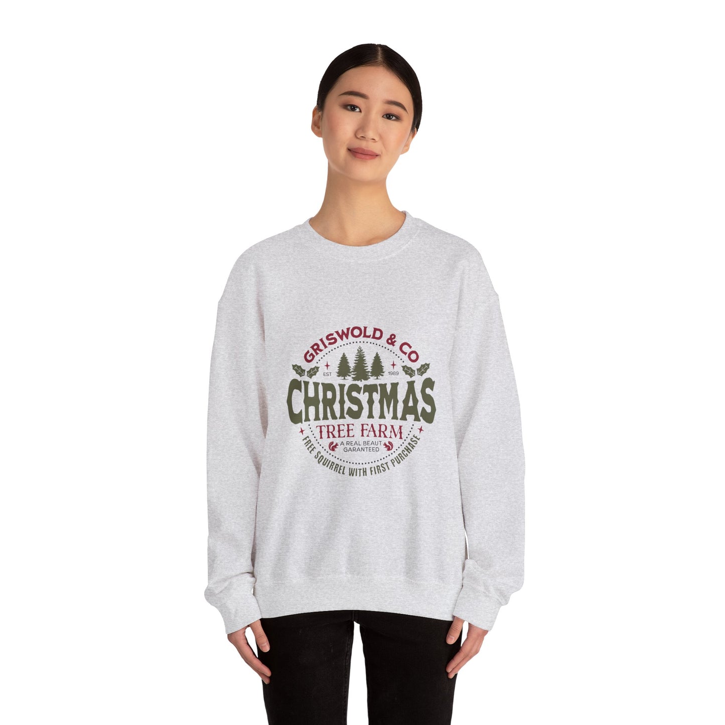 Griswold& Co Christmas Trees Unisex Heavy Blend™ Crewneck Sweatshirt
