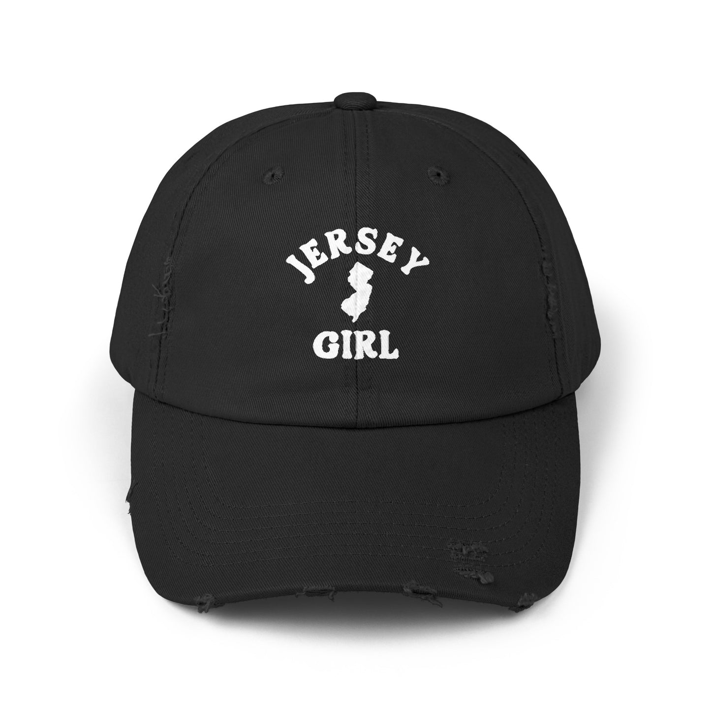 Jersey Girl Hat Unisex Distressed Cap