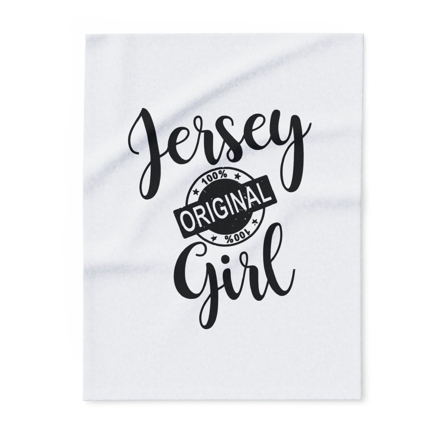 Cozy Jersey Girl Fleece Blanket, Throw Blanket, Home Decor, Gift for Her, Warm Blanket, Jersey Pride
