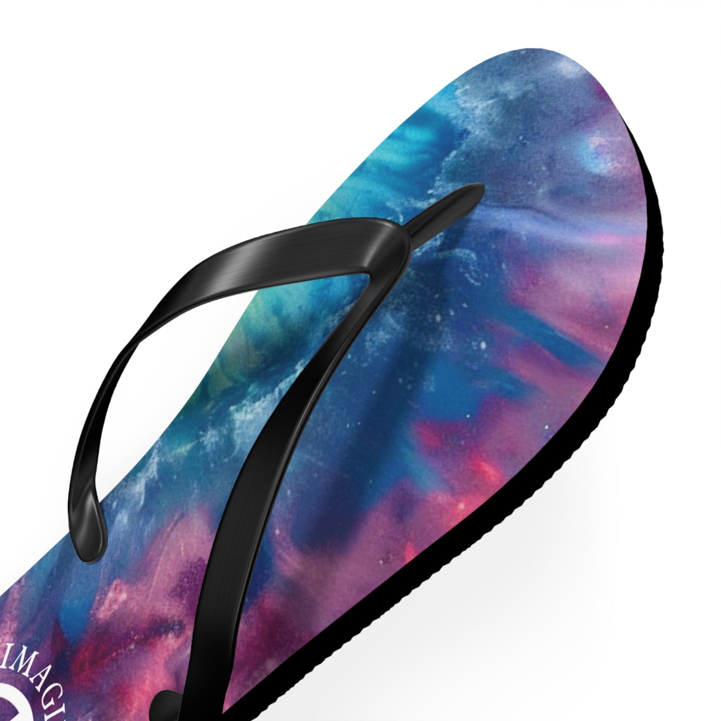 Colorful Tie-Dye Flip Flops | Fun Summer Sandals, Beach Footwear, Festival Shoes, Vacation Essentials, Relaxed Vibe, Gift Idea
