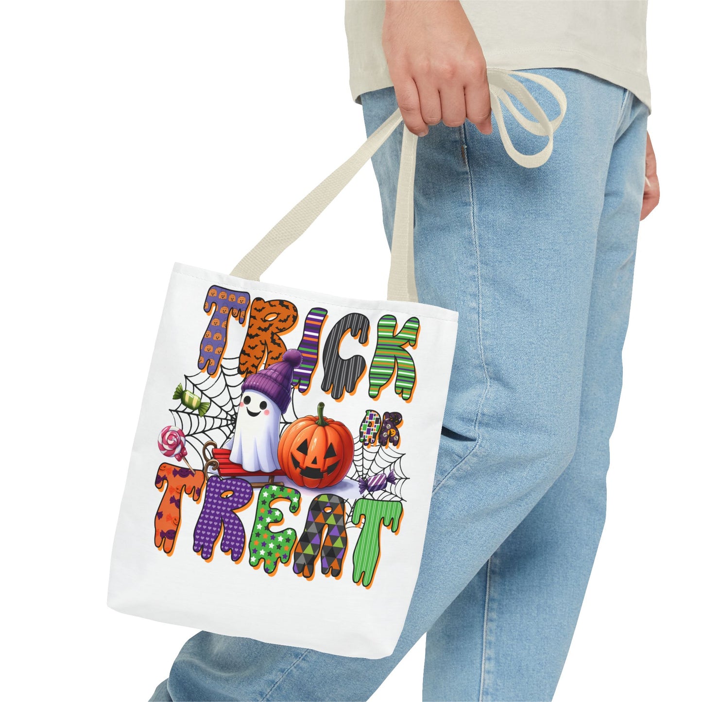 Trick or Treat Halloween Tote Bag (AOP)