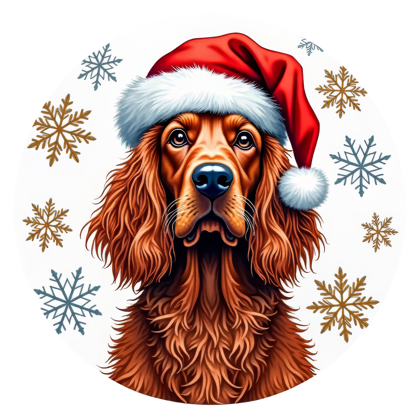 C.L.A.W.S. ORNAMENT FUNDRAISER IRISH SETTER