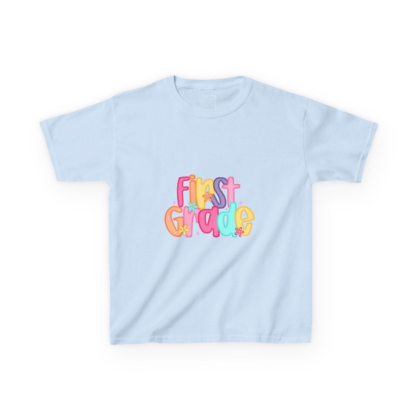 Colorful Kids First Grade Tee - Ideal for Celebrations, Birthdays, Back to School, Gifts, and Everyday Wear