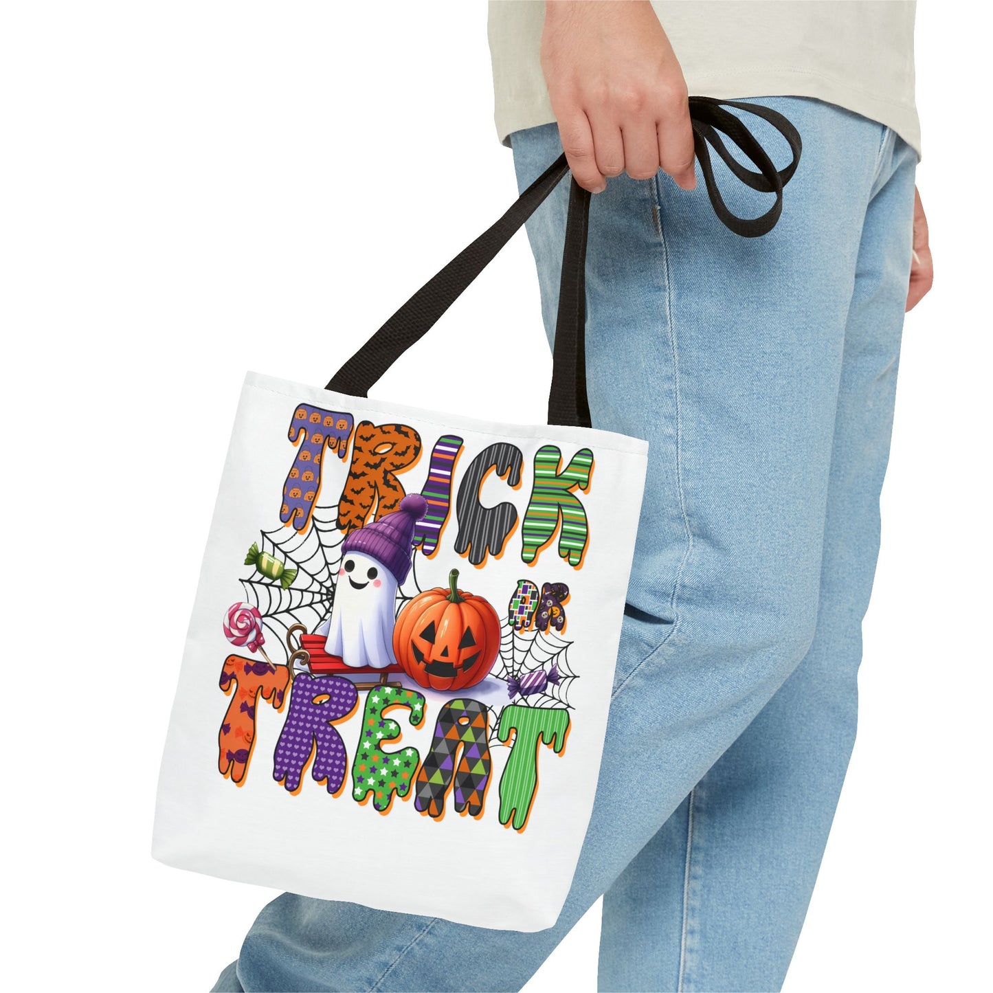 Trick or Treat Halloween Tote Bag (AOP)