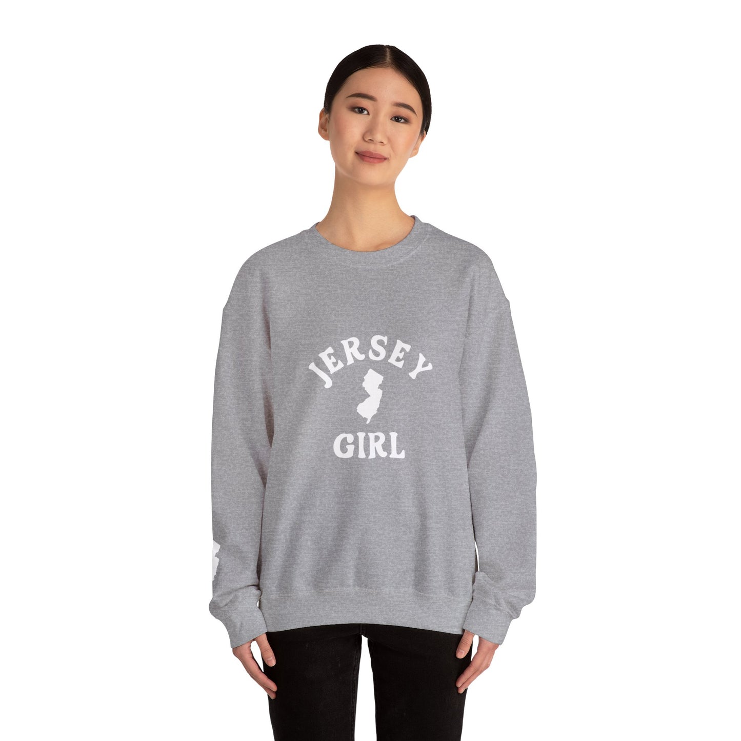 Jersey Girl Unisex Heavy Blend™ Crewneck Sweatshirt