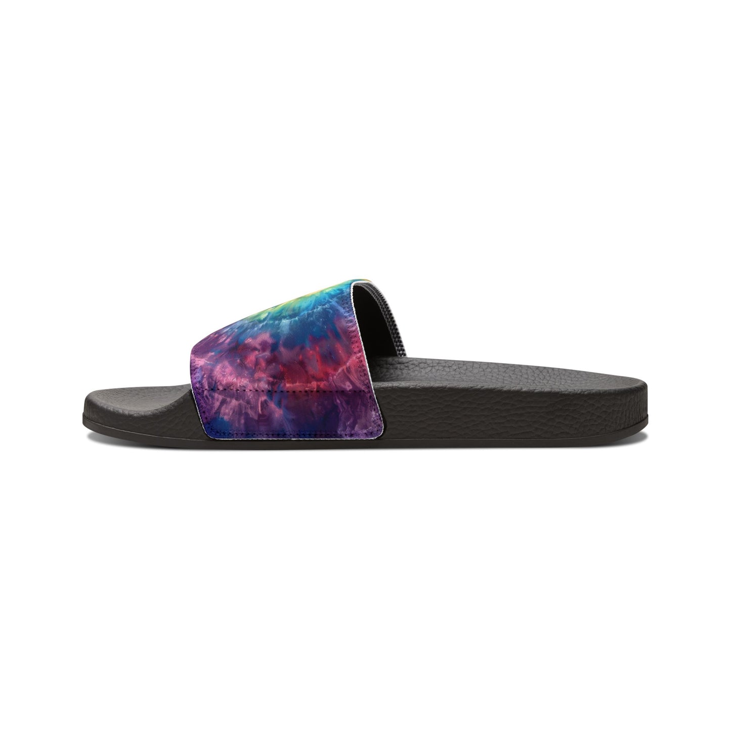 Vibrant Tie-Dye Women's Sandals, Comfortable Summer Footwear, Vacation Slide Sandals, Casual Slip-Ons, Beach Ready Sandals, Holiday Footwear