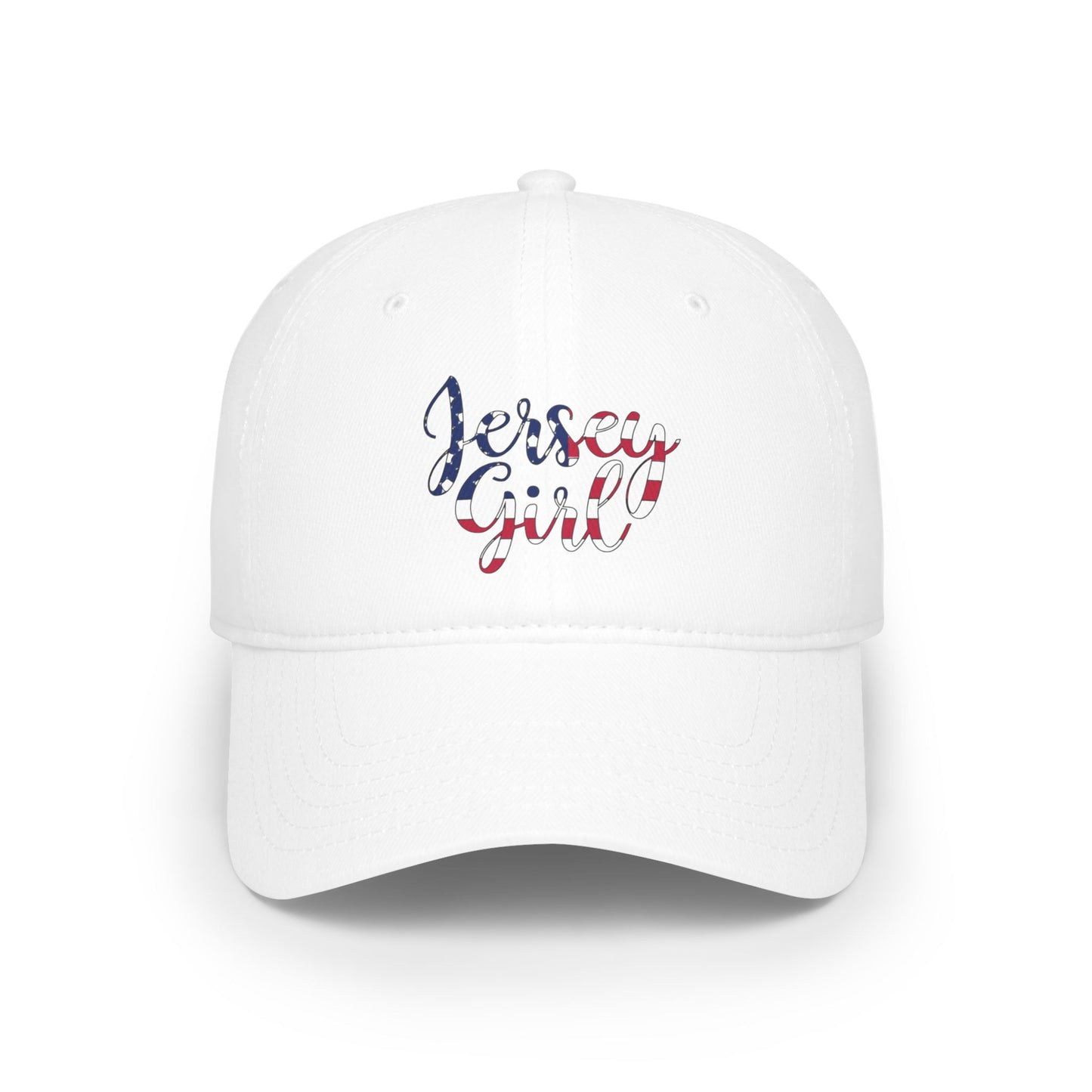 Jersey Girl Low Profile Baseball Cap, Casual Cap, Summer Accessory, Gift for Her, Outdoor Fun, Trendy Headwear