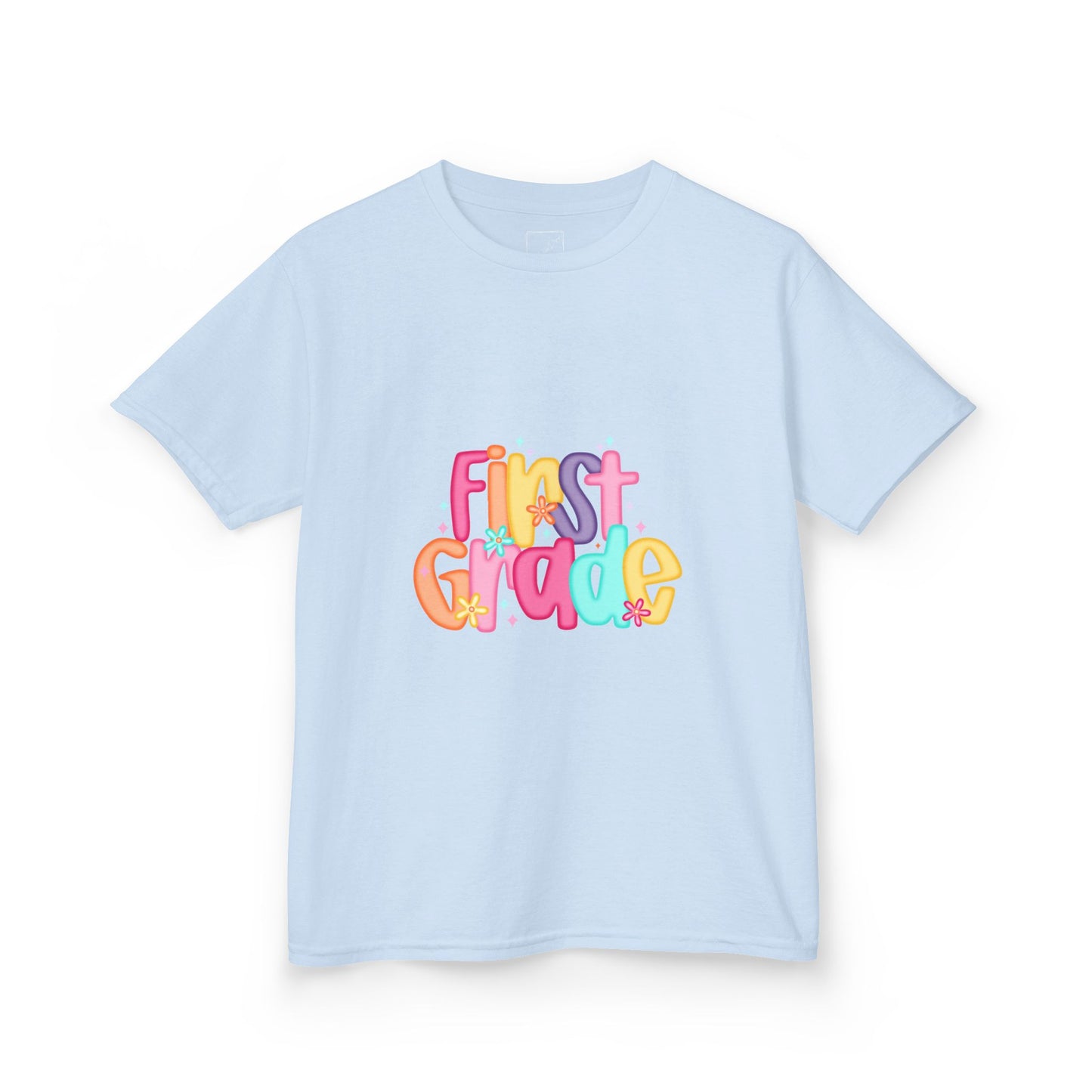 Colorful Kids First Grade Tee - Ideal for Celebrations, Birthdays, Back to School, Gifts, and Everyday Wear