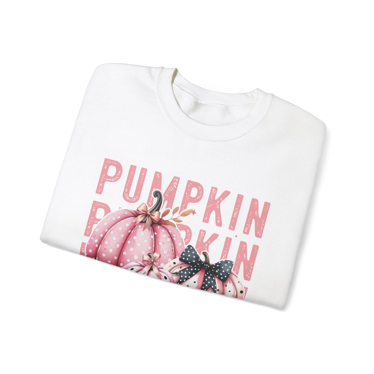 Pumpkin Season Pink Unisex Heavy Blend™ Crewneck Sweatshirt