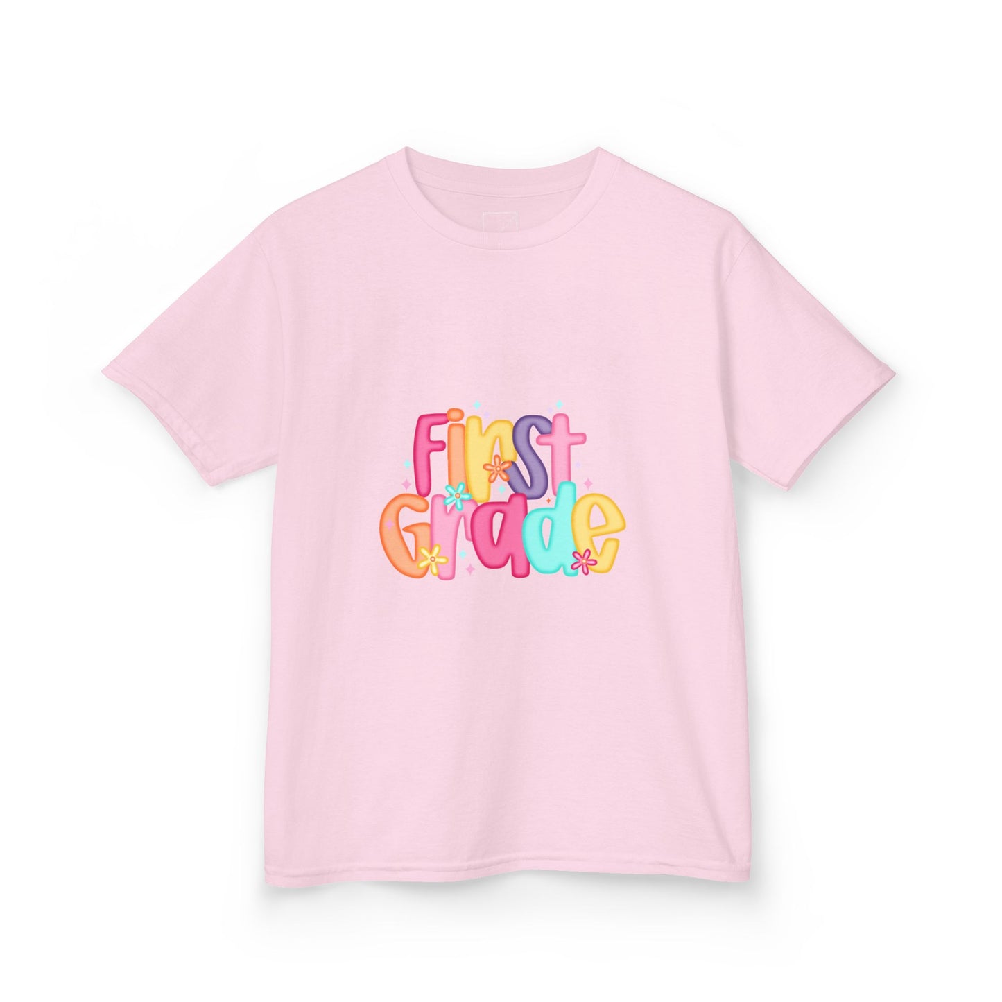 Colorful Kids First Grade Tee - Ideal for Celebrations, Birthdays, Back to School, Gifts, and Everyday Wear