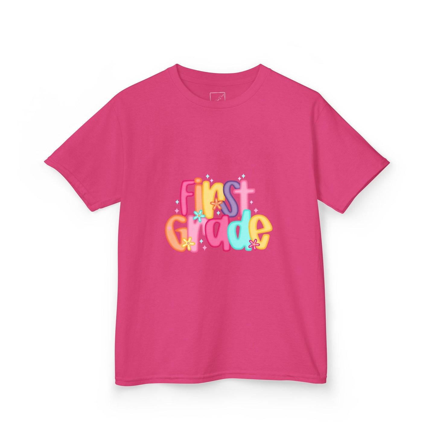 Colorful Kids First Grade Tee - Ideal for Celebrations, Birthdays, Back to School, Gifts, and Everyday Wear