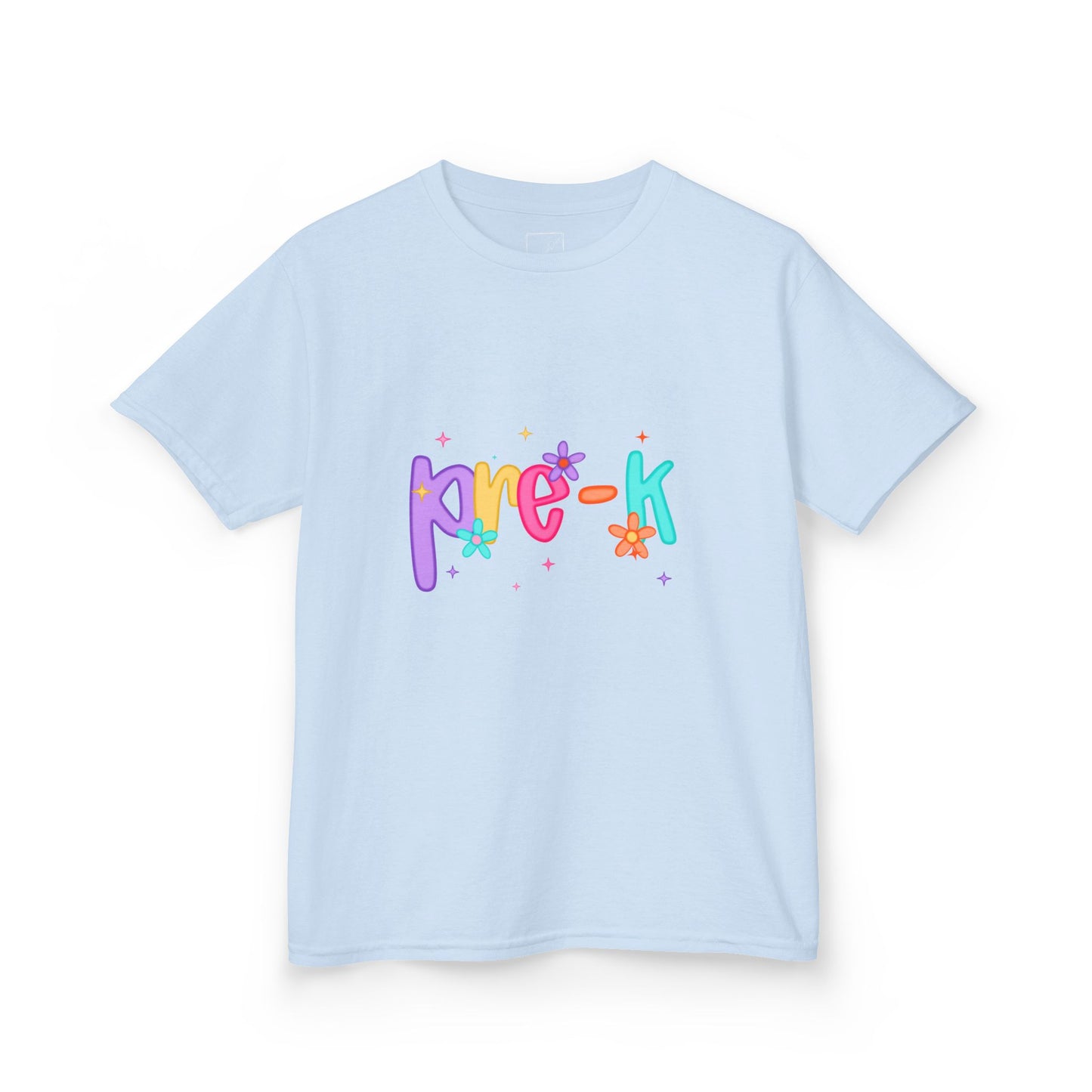 Colorful Pre-K Kids Heavy Cotton™ Tee | Fun T-Shirt for Preschool, Birthday Gift, Playtime Outfit, Toddler Apparel, Summer Wear