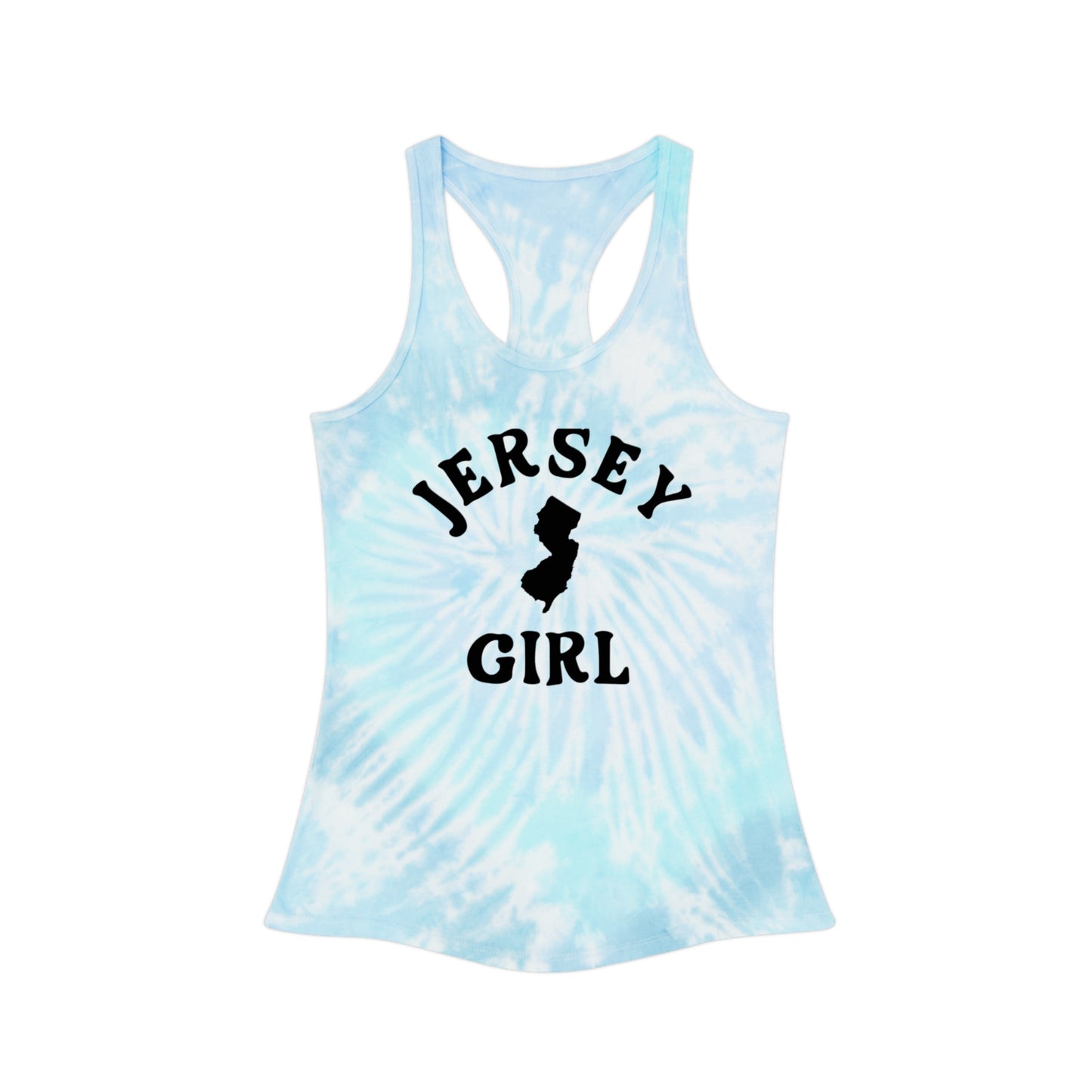 Jersey Girl Tie Dye Racerback Tank Top