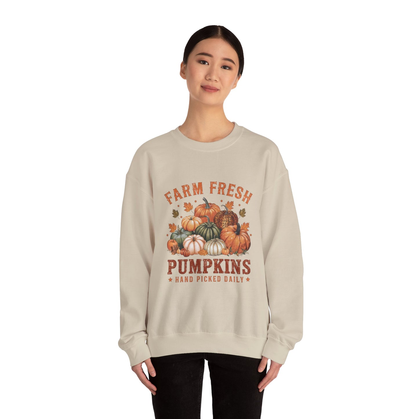 Farm Fresh Pumpkins Unisex Heavy Blend™ Crewneck Sweatshirt
