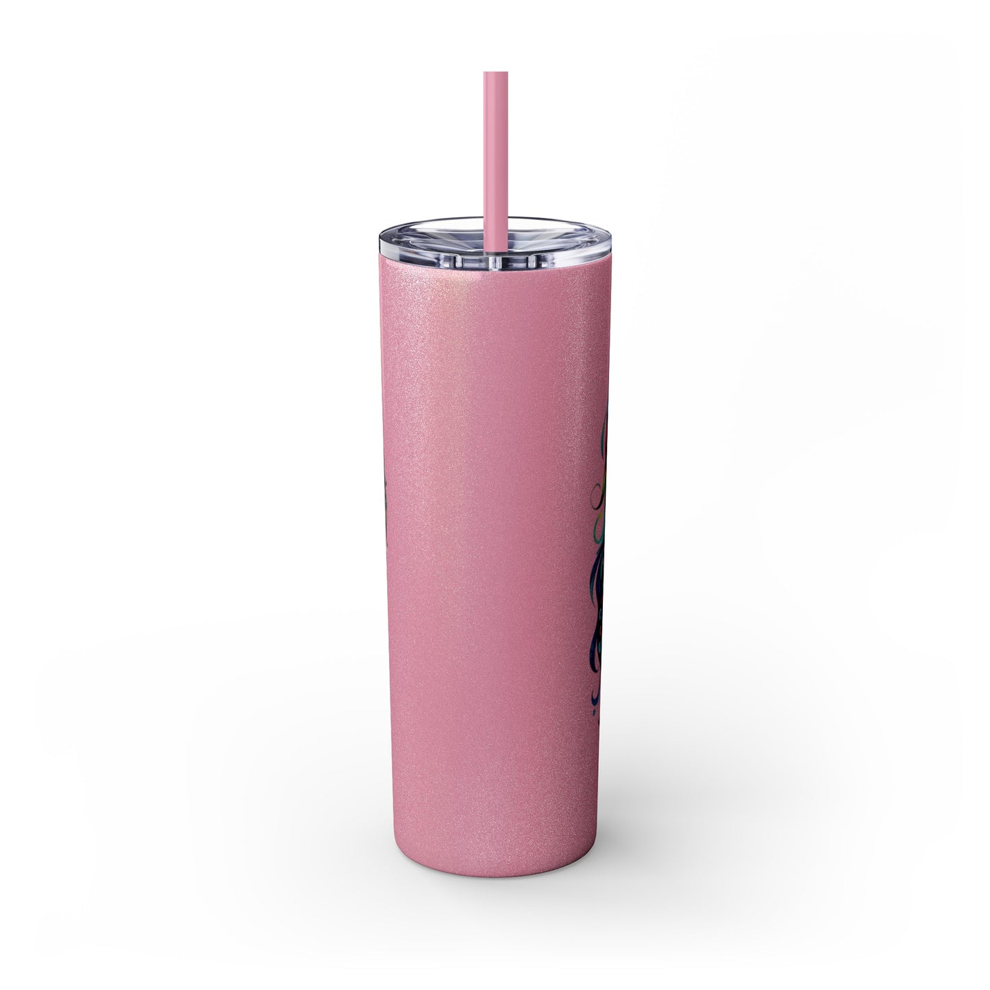 Mom Mother Child Mothers Day Skinny Tumbler with Straw, 20oz