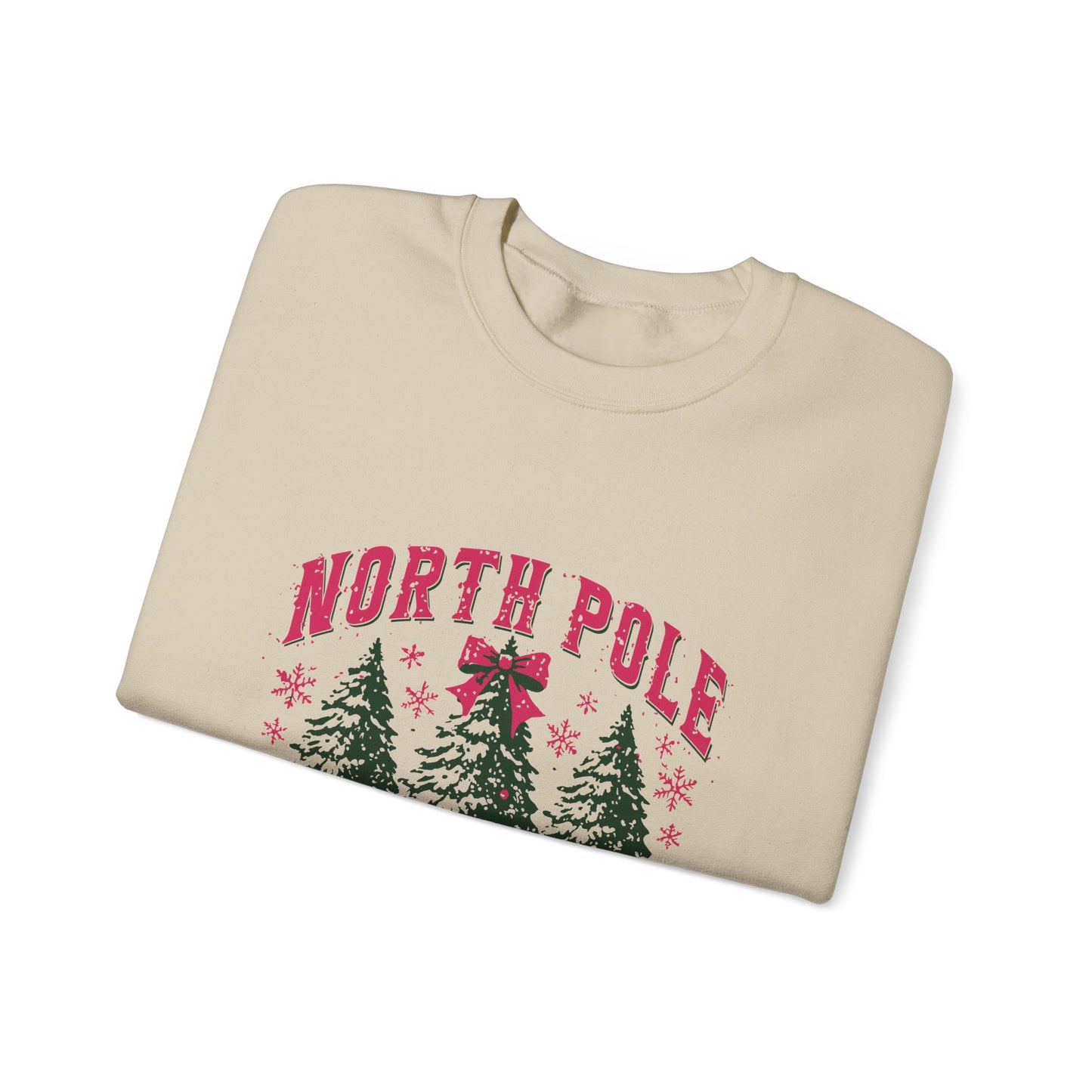 North Pole Christmas Tree Farm Unisex Heavy Blend™ Crewneck Sweatshirt