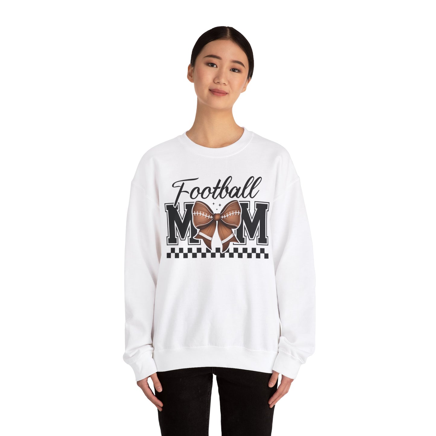 Football Mom Unisex Heavy Blend™ Crewneck Sweatshirt
