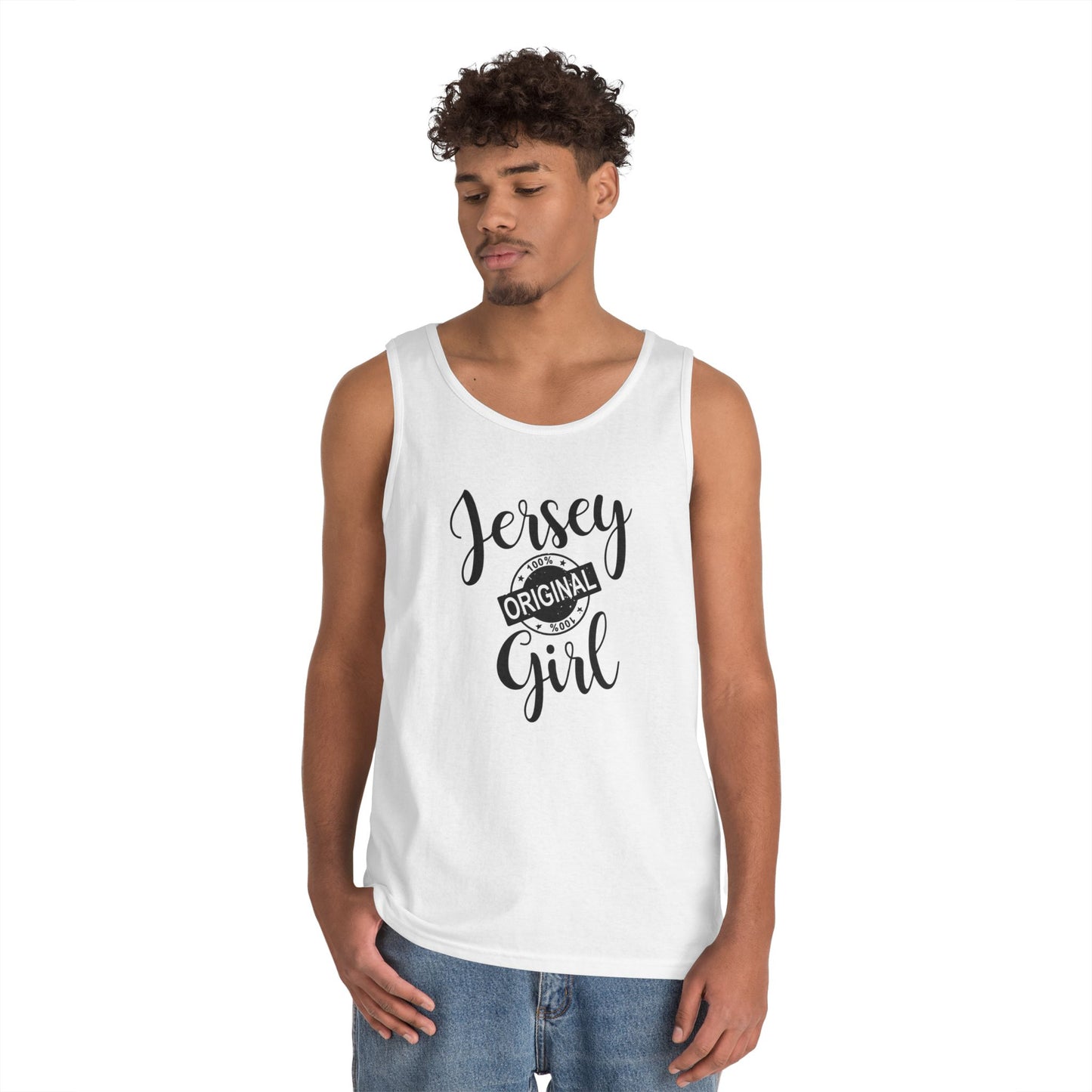 Jersey Girl Tank Top, Summer Apparel, Gift for New Jersey Lovers, Casual Wear, Travel Essentials, Beach Ready Clothing