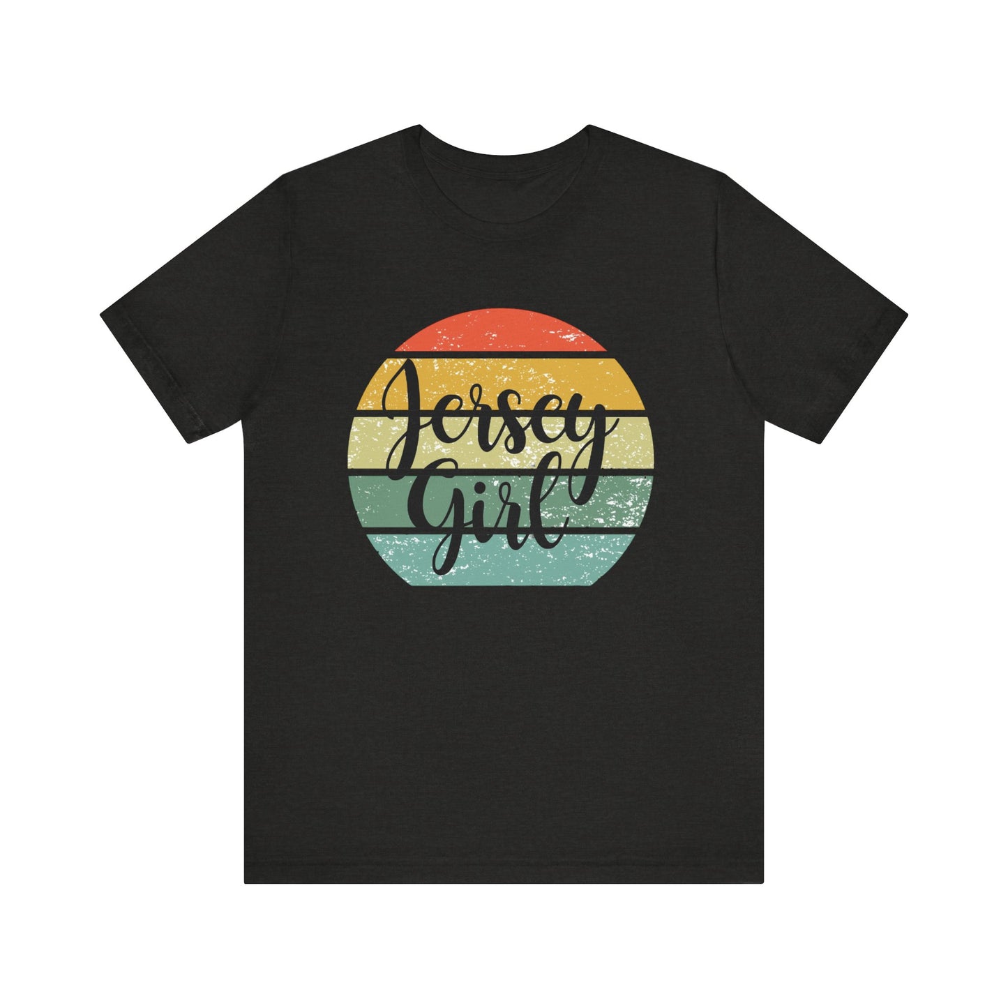 Jersey Girl Vintage Tee, Casual T-Shirt, Summer Top, Gift for Her, Birthday Celebration, Beachwear, Retro Style