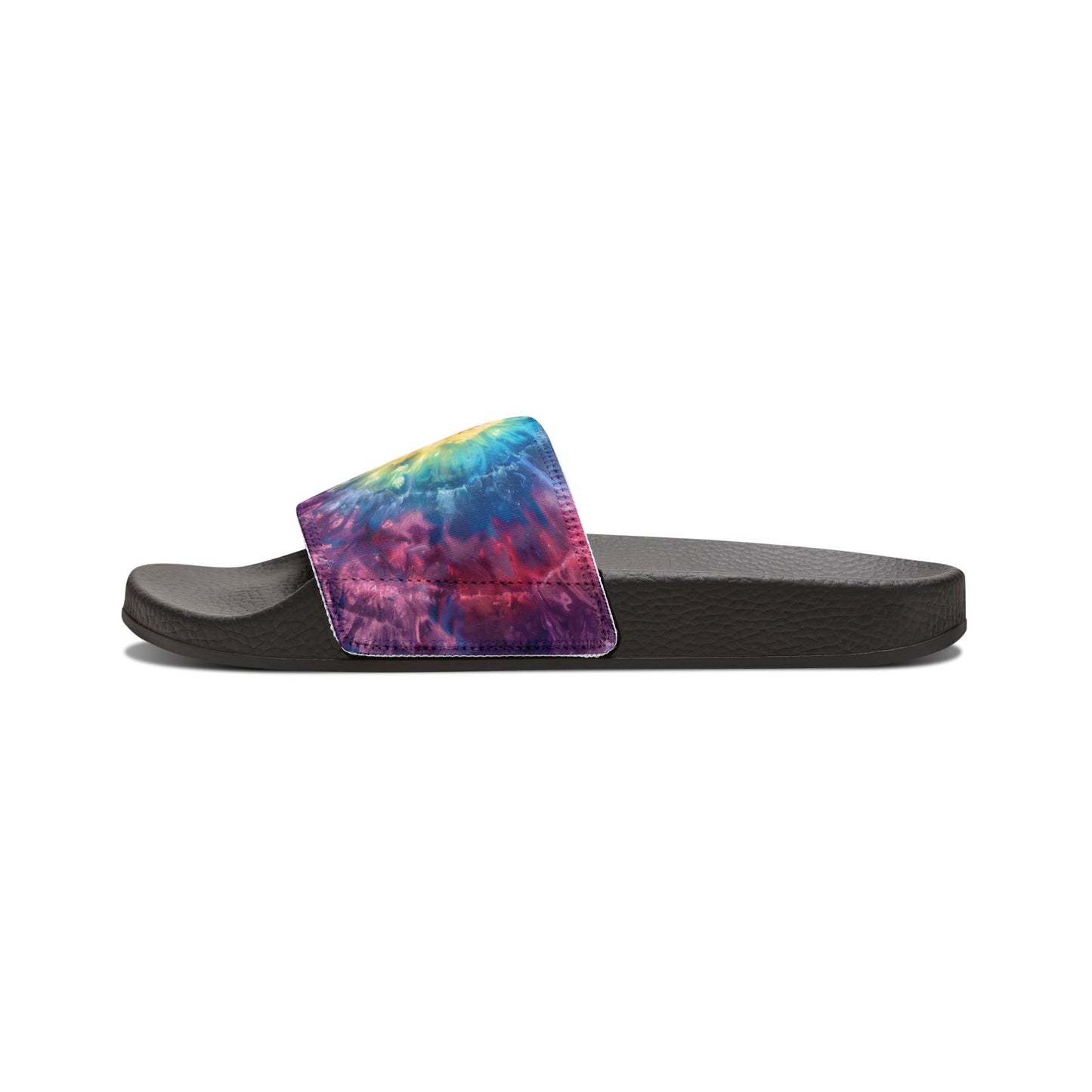 Vibrant Tie-Dye Women's Sandals, Comfortable Summer Footwear, Vacation Slide Sandals, Casual Slip-Ons, Beach Ready Sandals, Holiday Footwear