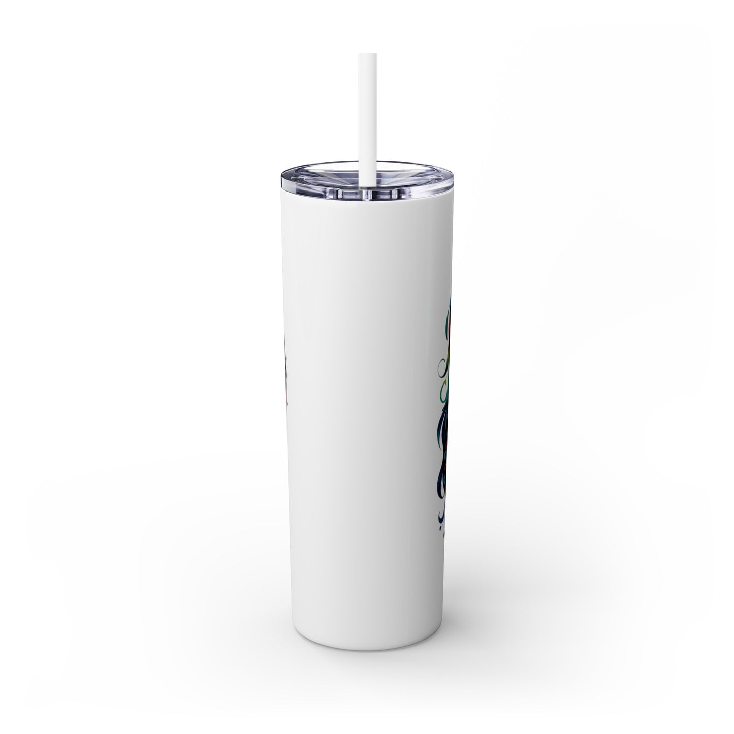 Mom Mother Child Mothers Day Skinny Tumbler with Straw, 20oz
