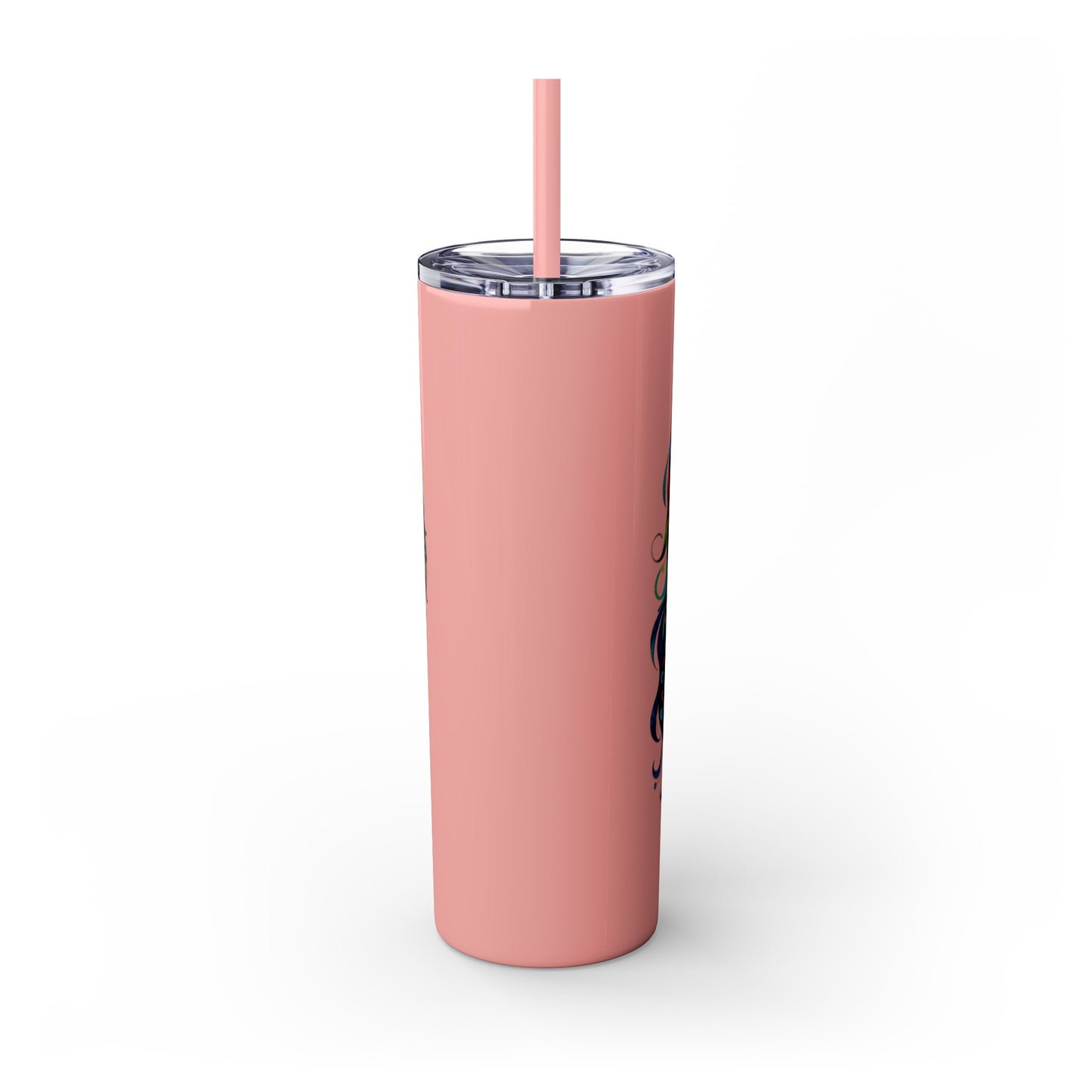 Mom Mother Child Mothers Day Skinny Tumbler with Straw, 20oz