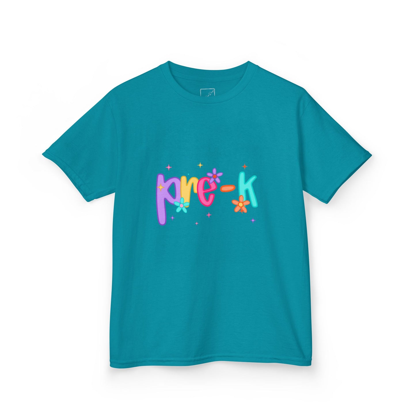 Colorful Pre-K Kids Heavy Cotton™ Tee | Fun T-Shirt for Preschool, Birthday Gift, Playtime Outfit, Toddler Apparel, Summer Wear