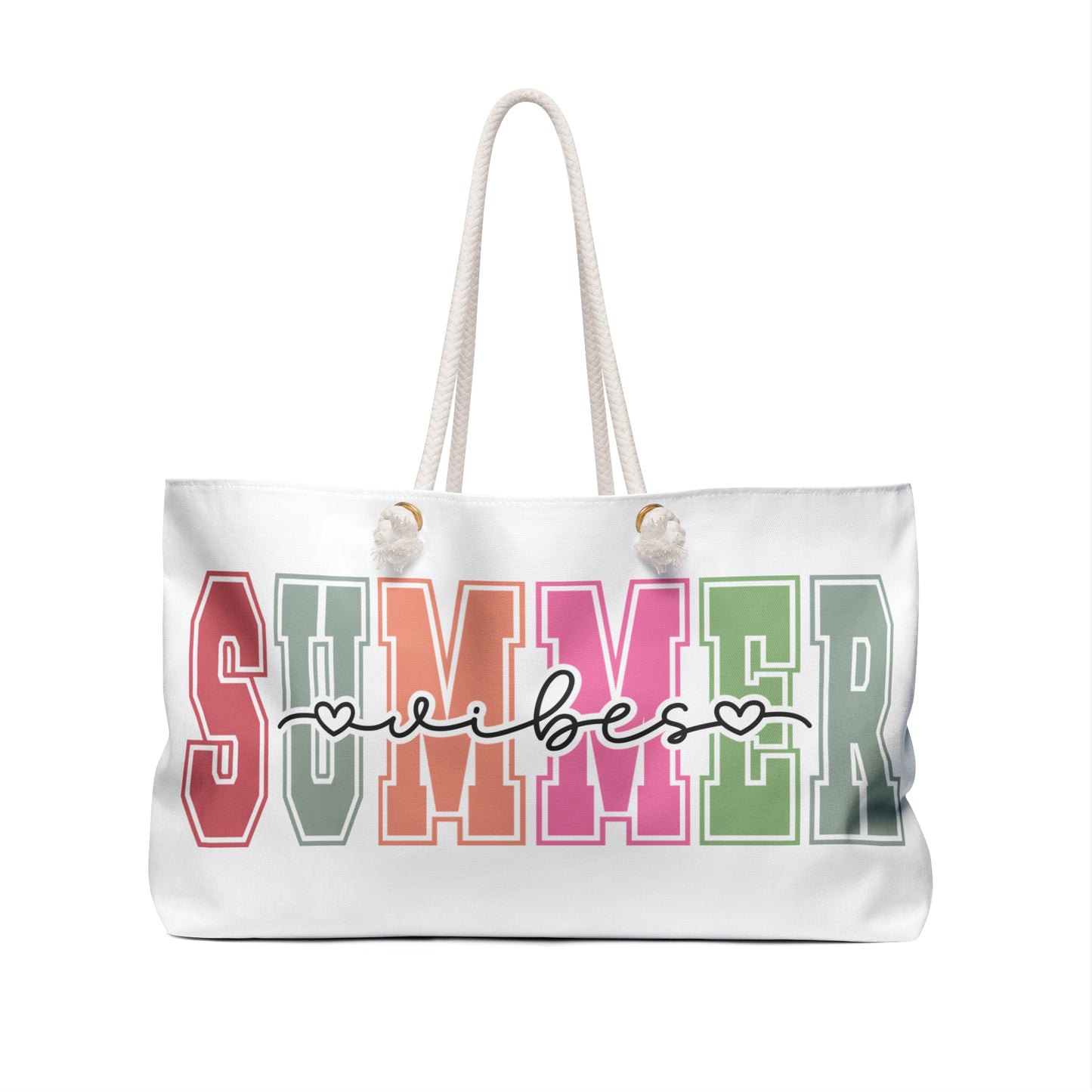 Summer Vibes Weekender Bag - Perfect for Travel & Beach Getaways