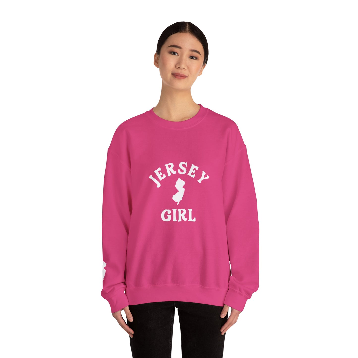 Jersey Girl Unisex Heavy Blend™ Crewneck Sweatshirt