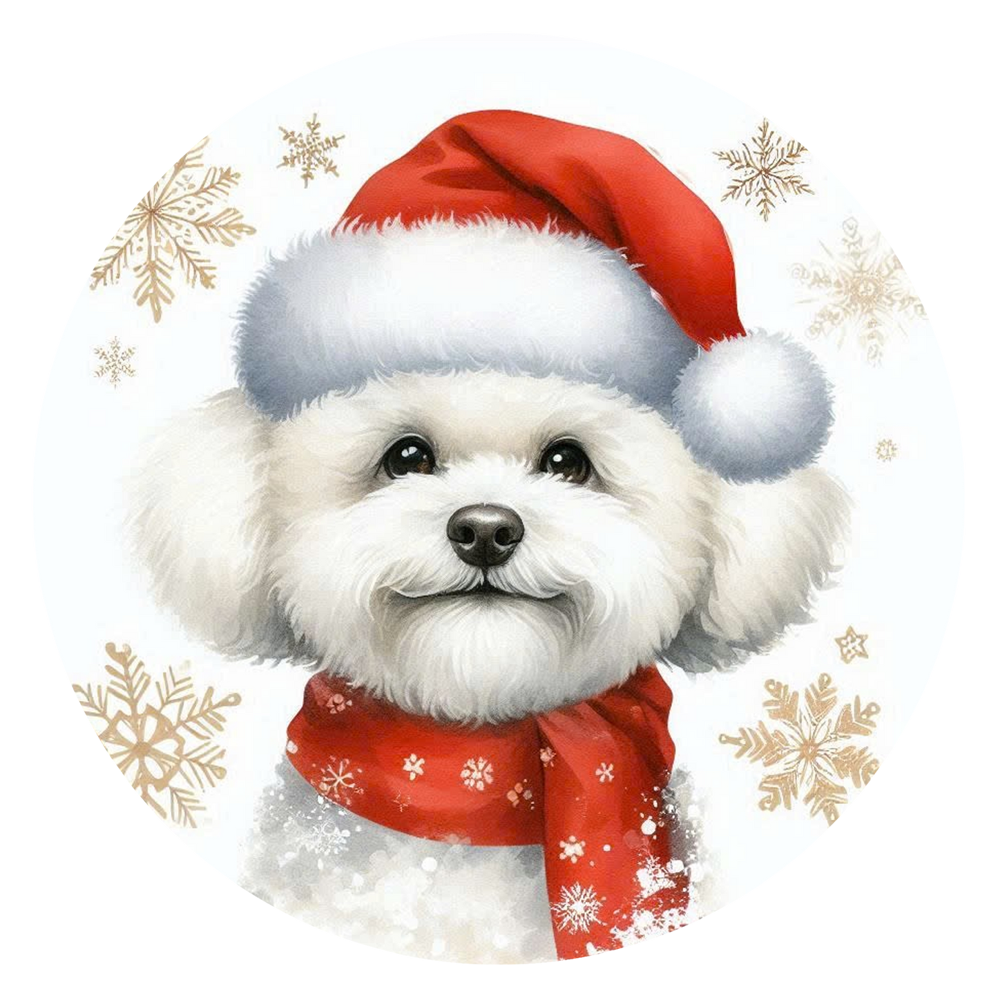 C.L.A.W.S. ORNAMENT FUNDRAISER BICHON FRISE