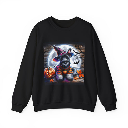 Scottie Dog Scottish Terrier Halloween Dog Crewneck Sweatshirt, Cozy Fall Sweatshirt, Cute Pet Apparel, Unisex Halloween Fashion, Perfect for Trick or Treating, [...]