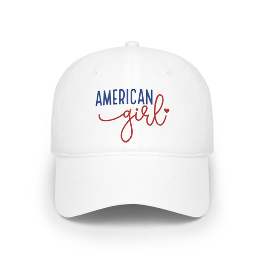 Stylish American Girl Cap, Casual Baseball Hat, Gift for Teens, Women's Fashion, Summer Accessory, Everyday Wear
