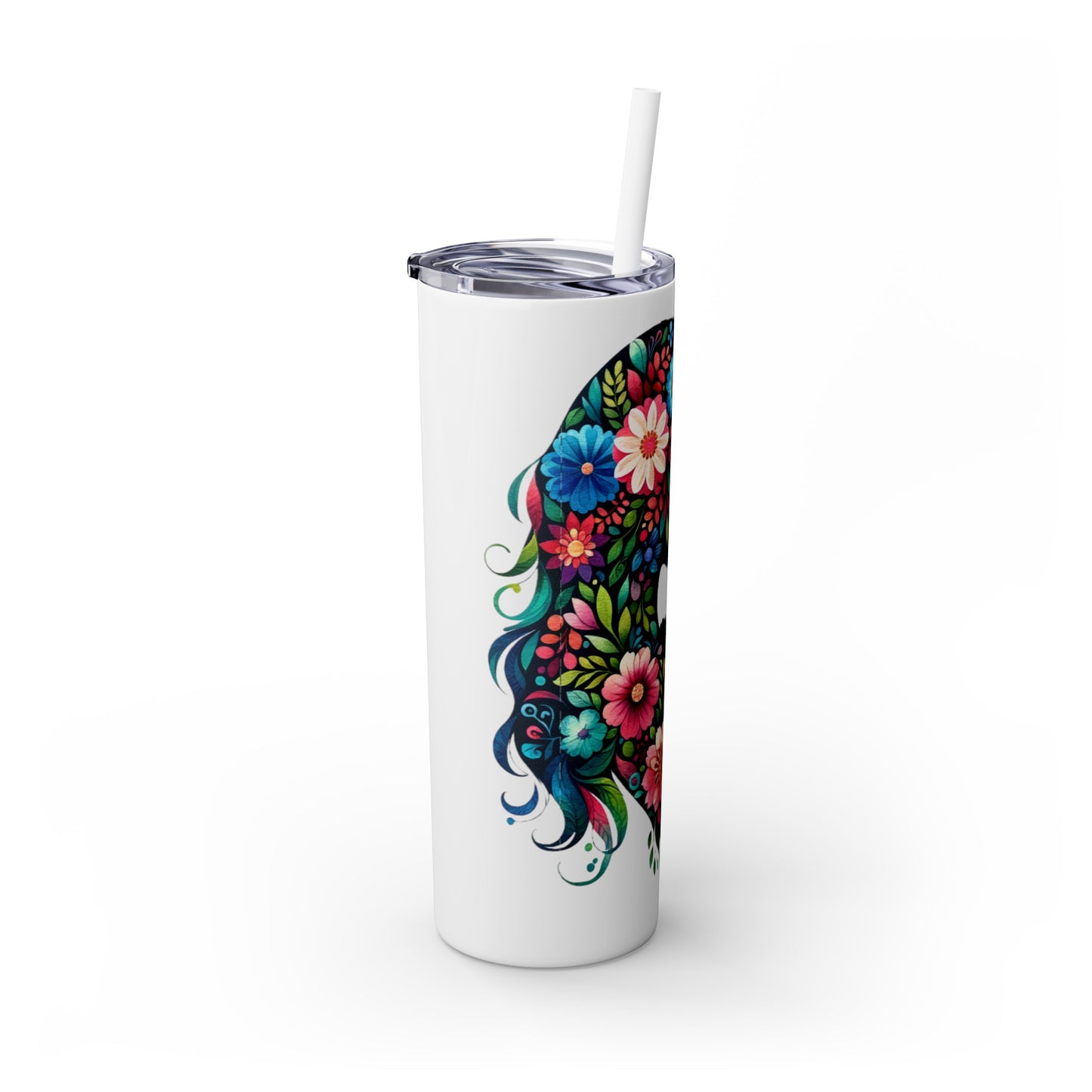 Mom Mothers Day Child Skinny Tumbler with Straw, 20oz