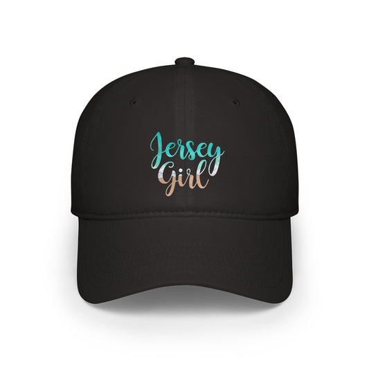 Jersey Girl Low Profile Baseball Cap - Casual Everyday Wear, Perfect Gift for Friends, Summer Outings, Trendy Accessory