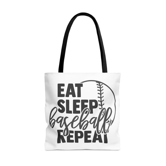 Eat Sleep Baseball Repeat AOP Tote Bag