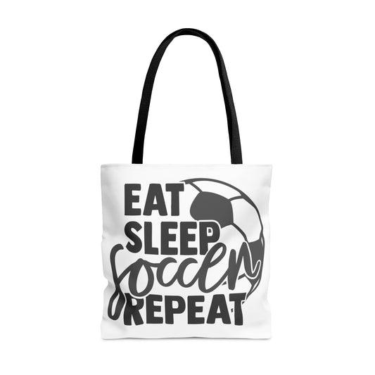 Eat Sleep Soccer Repeat AOP Tote Bag