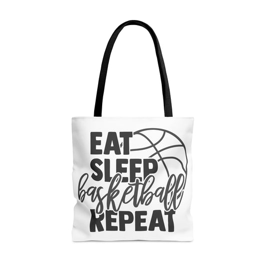 Eat Sleep Basketball Repeat AOP Tote Bag