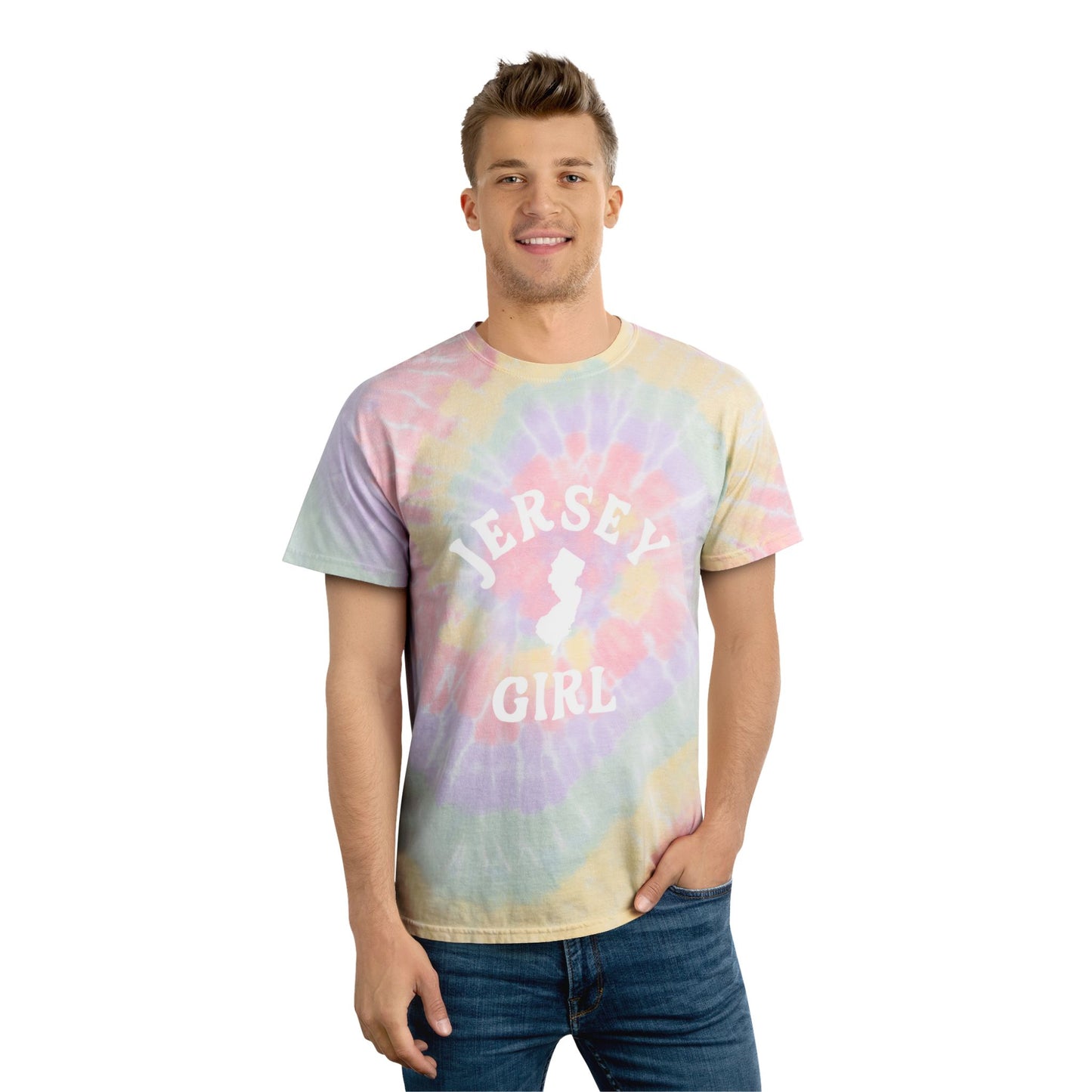 Spiral Tie-Dye Tee, Pastel Vibes, Casual Wear, Summer Tee, Gifts for Her, Festival Outfit, Yoga Top