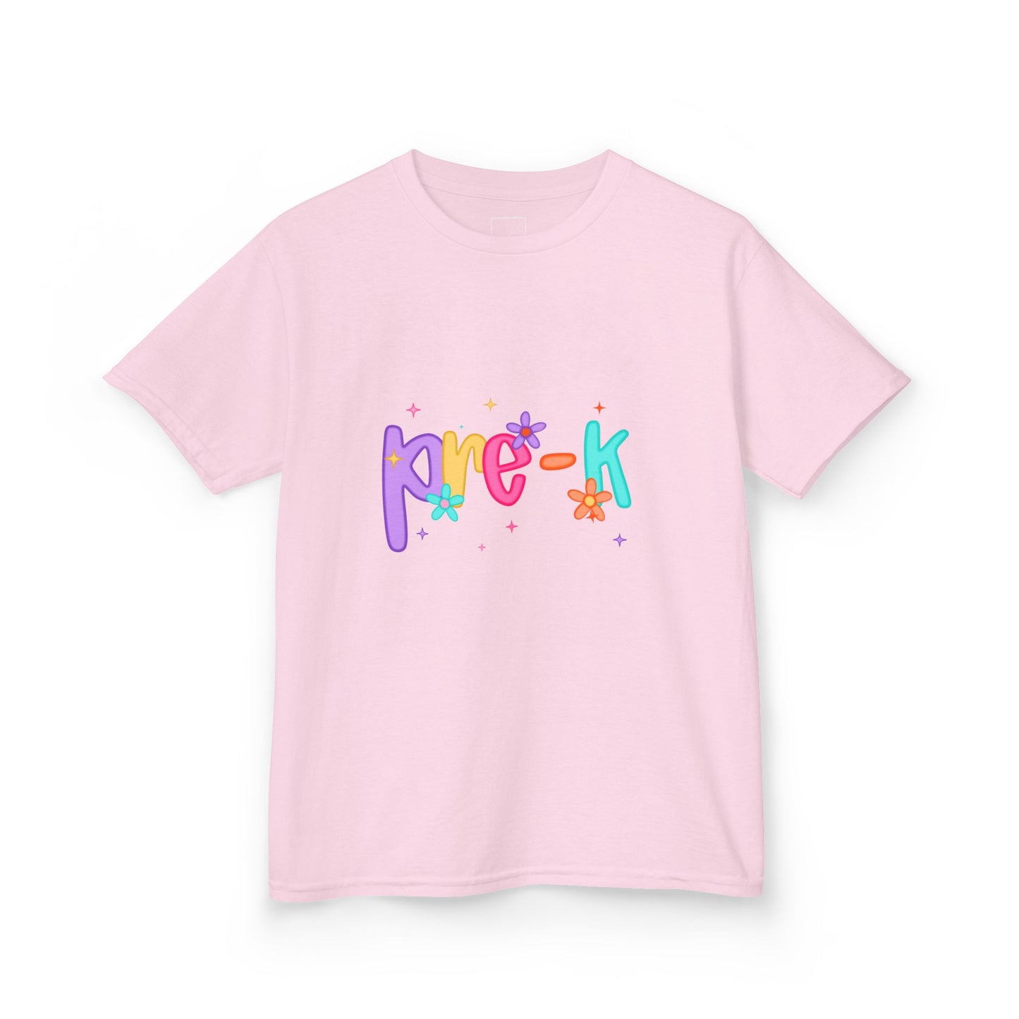 Colorful Pre-K Kids Heavy Cotton™ Tee | Fun T-Shirt for Preschool, Birthday Gift, Playtime Outfit, Toddler Apparel, Summer Wear