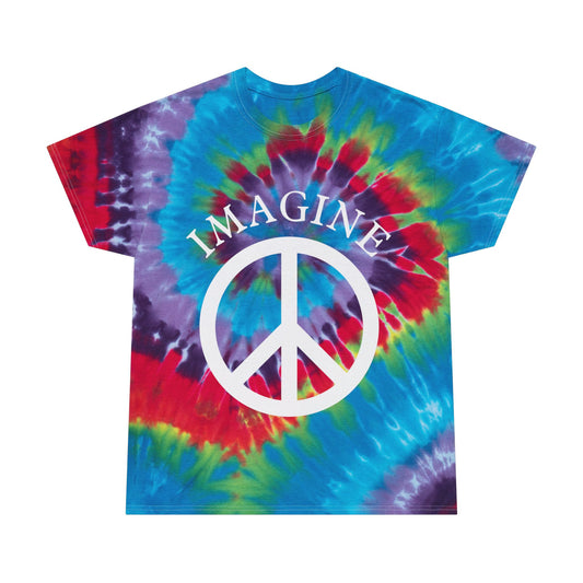 Colorful Tie-Dye Peace Tee - Retro Style, Summer Fashion, Bohemian T-Shirt, Festival Outfit, Gift for Peace Lovers