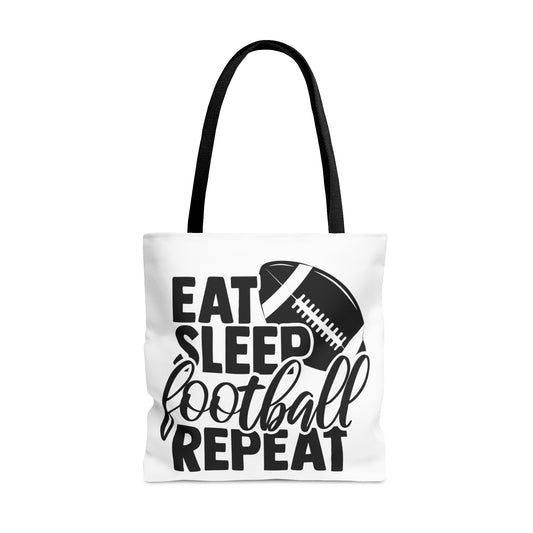 Eat Sleep Football Repeat AOP Tote Bag