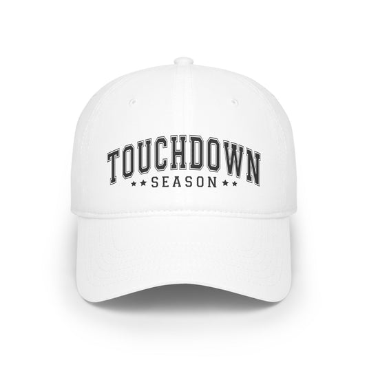 Touchdown Season Baseball Cap, Sports Hat, Gift for Football Fans, Casual Wear, Outdoor Cap, Game Day Accessory