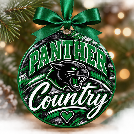 Panther Country Mascot Ornament