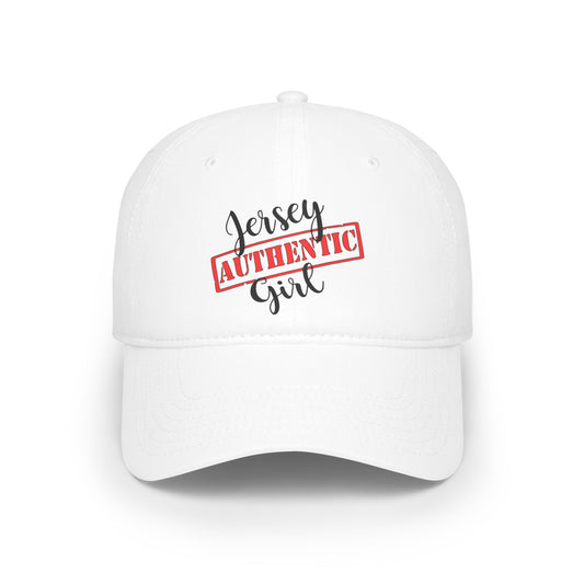 Authentic Jersey Girl Baseball Cap, Casual Hat for Summer, Perfect Gift for Sports Fans, Trendy Everyday Wear, Adjustable Cap