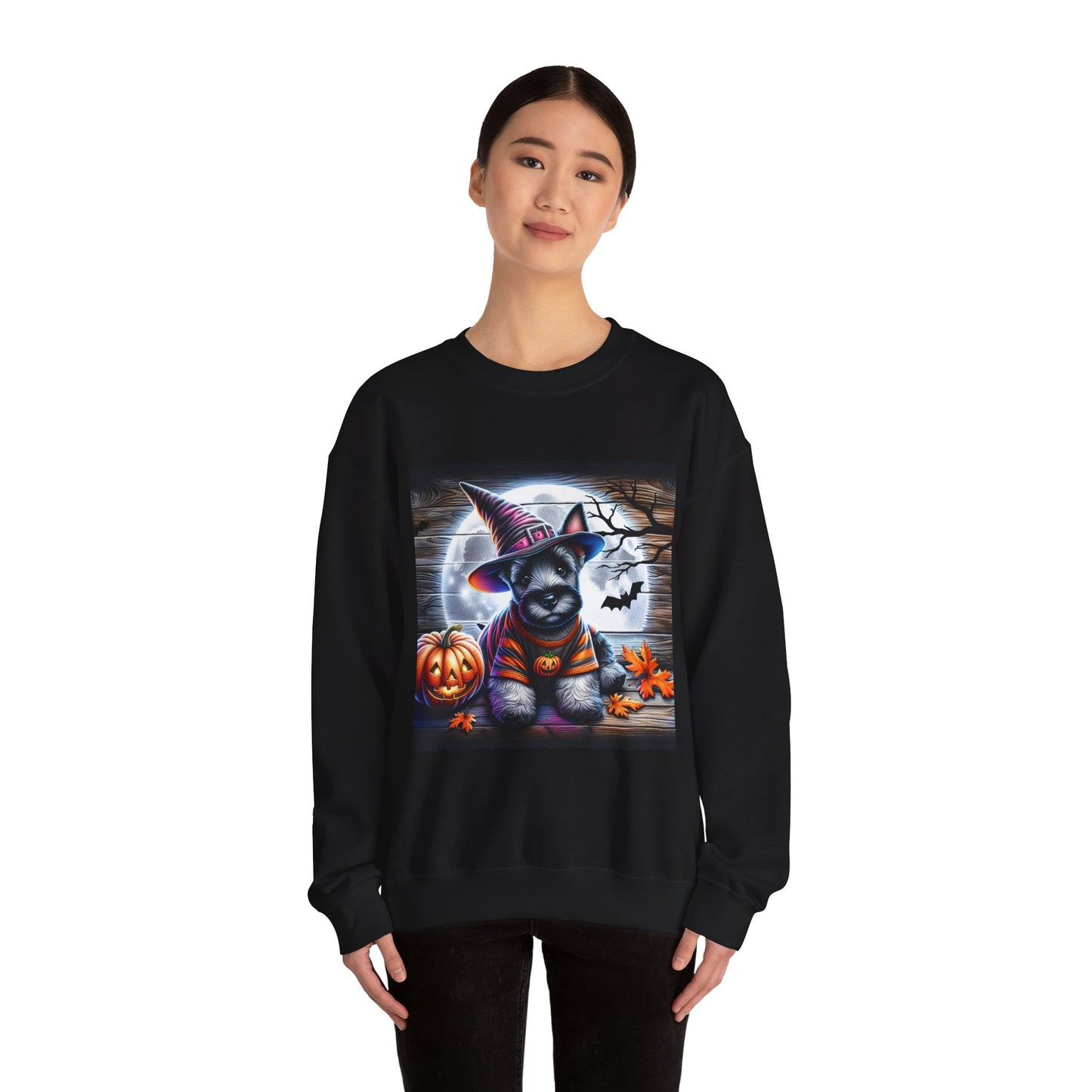 Scottie Dog Scottish Terrier Halloween Dog Crewneck Sweatshirt, Cozy Fall Sweatshirt, Cute Pet Apparel, Unisex Halloween Fashion, Perfect for Trick or Treating, [...]